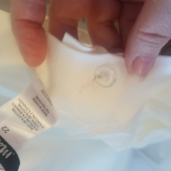 Mark White Paperbag Waist Jeans Wide Leg 22 - Picture 11 of 15